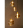 Lucide GISELA - Suspension - Ø 57 cm - LED Dim. - 2700K - Avec module LED remplaçable - Ambre - Premium