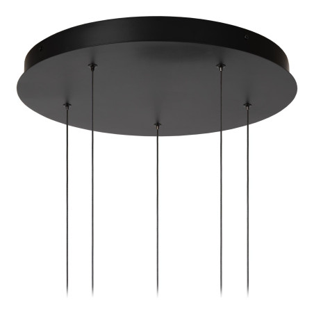 Lucide GISELA - Suspension - Ø 57 cm - LED Dim. - 2700K - Avec module LED remplaçable - Ambre - Premium