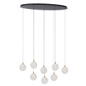 Lucide GISELA - Suspension - LED Dim. - 8x3,9W 2700K - Transparent - Premium