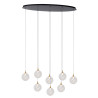 Lucide GISELA - Suspension - LED Dim. - 8x3,9W 2700K - Transparent - Premium