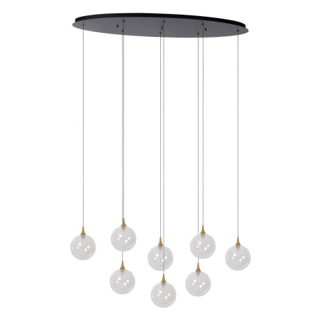 Lucide GISELA - Suspension - LED Dim. - 8x3,9W 2700K - Transparent - Premium