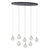 Lucide GISELA - Suspension - LED Dim. - 8x3,9W 2700K - Transparent - Premium