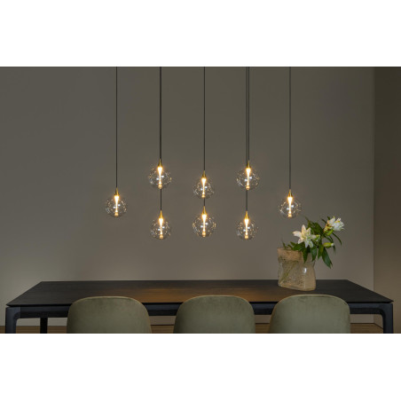Lucide GISELA - Suspension - LED Dim. - 8x3,9W 2700K - Transparent - Premium