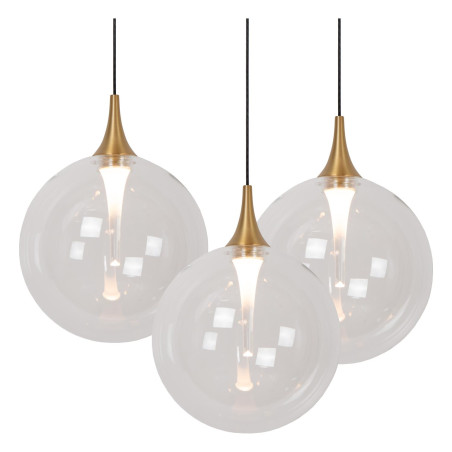 Lucide GISELA - Suspension - LED Dim. - 8x3,9W 2700K - Transparent - Premium