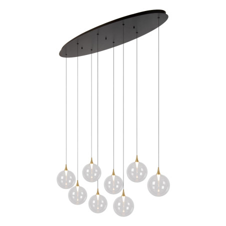 Lucide GISELA - Suspension - LED Dim. - 8x3,9W 2700K - Transparent - Premium