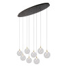 Lucide GISELA - Suspension - LED Dim. - 8x3,9W 2700K - Transparent - Premium