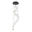 Lucide GISELA - Suspension - Ø 61 cm - LED Dim. - 12x3,5W 2700K - Transparent - Premium