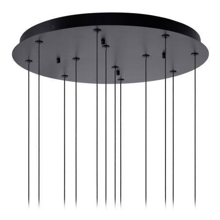 Lucide GISELA - Suspension - Ø 61 cm - LED Dim. - 12x3,5W 2700K - Transparent - Premium