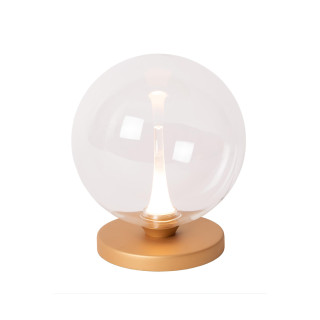 Lucide GISELA - Lampe de table - Ø 16 cm - LED Dim. - 1x5W 2700K - Transparent - Premium