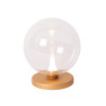 Lucide GISELA - Lampe de table - Ø 16 cm - LED Dim. - 1x5W 2700K - Transparent - Premium