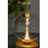 Lucide GISELA - Lampe de table - Ø 16 cm - LED Dim. - 1x5W 2700K - Transparent - Premium