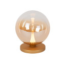 Lucide GISELA - Lampe de table - Ø 16 cm - LED Dim. - 1x5W 2700K - Ambre - Premium