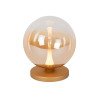 Lucide GISELA - Lampe de table - Ø 16 cm - LED Dim. - 1x5W 2700K - Ambre - Premium