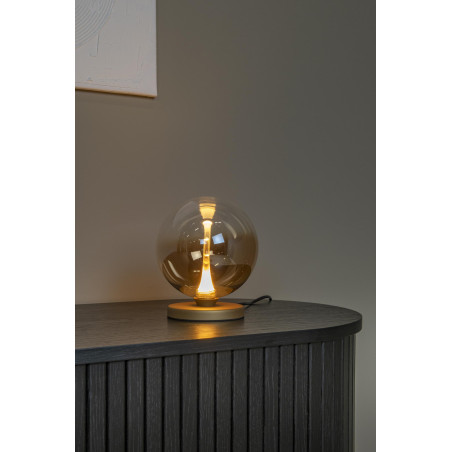 Lucide GISELA - Lampe de table - Ø 16 cm - LED Dim. - 1x5W 2700K - Ambre - Premium