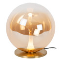 Lucide GISELA - Lampe de table - Ø 30 cm - LED Dim. - 1x12W 2500K - Ambre - Premium