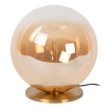 Lucide GISELA - Lampe de table - Ø 30 cm - LED Dim. - 1x12W 2500K - Ambre - Premium