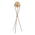 Lucide GISELA - Lampadaire - Ø 56 cm - LED Dim. - 1x12,2W 2700K - Avec module LED remplaçable - Ambre - Premium