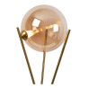 Lucide GISELA - Lampadaire - Ø 56 cm - LED Dim. - 1x12,2W 2700K - Avec module LED remplaçable - Ambre - Premium