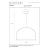 Lucide AKRON - Suspension - Ø 50 cm - 1xE27 - Or Mat / Laiton - Premium