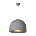 Lucide AKRON - Suspension - Ø 50 cm - 1xE27 - Convient aux mezzanines et plafonds hauts - Gris - Premium