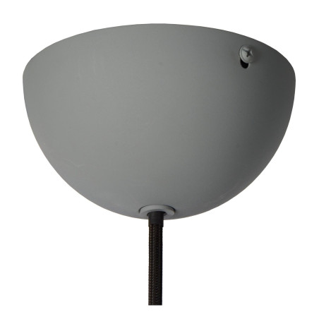 Lucide AKRON - Suspension - Ø 50 cm - 1xE27 - Convient aux mezzanines et plafonds hauts - Gris - Premium