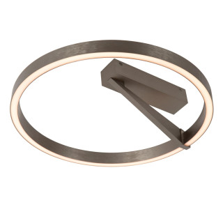 Lucide APPLAUSE - Plafonnier - Ø 40 cm - LED Dim. - CCT - 1x26W 2200K/4000K - Fer gris - Premium
