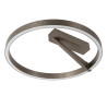 Lucide APPLAUSE - Plafonnier - Ø 40 cm - LED Dim. - CCT - 1x26W 2200K/4000K - Fer gris - Premium