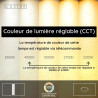 Lucide APPLAUSE - Plafonnier - Ø 40 cm - LED Dim. - CCT - 1x26W 2200K/4000K - Fer gris - Premium