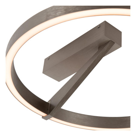 Lucide APPLAUSE - Plafonnier - Ø 40 cm - LED Dim. - CCT - 1x26W 2200K/4000K - Fer gris - Premium