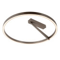 Lucide APPLAUSE - Plafonnier - Ø 60 cm - LED Dim. - CCT - 1x40W 2200K/4000K - Fer gris - Premium