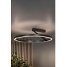 Lucide APPLAUSE - Plafonnier - Ø 60 cm - LED Dim. - CCT - 1x40W 2200K/4000K - Fer gris - Premium