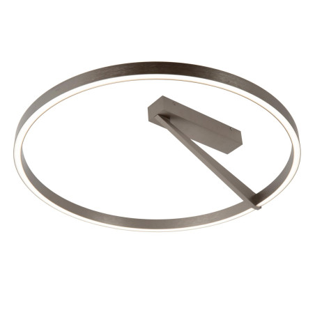 Lucide APPLAUSE - Plafonnier - Ø 60 cm - LED Dim. - CCT - 1x40W 2200K/4000K - Fer gris - Premium