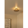 Lucide SANTIAGO - Plafonnier - Ø 23 cm - LED Dim. - CCT - 1x10W 2700K/4000K - Ambre - Premium