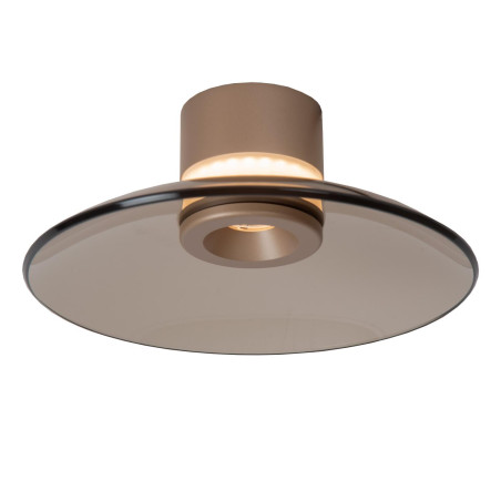 Lucide SANTIAGO - Plafonnier - Ø 23 cm - LED Dim. - CCT - 1x10W 2700K/4000K - Ambre - Premium