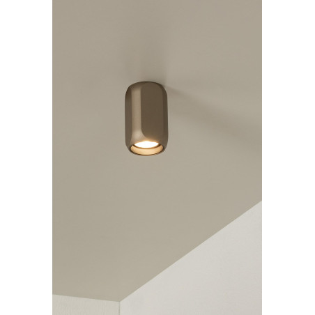 Lucide BRAGA - Plafonnier - 1xGU10 (MR16) - Café - Premium