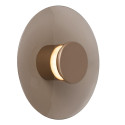 Lucide SANTIAGO - Applique murale - Ø 23 cm - LED Dim. - CCT - 1x10W 2700K/4000K - Ambre - Premium