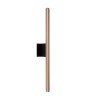 Lucide BRAGA - Applique murale Intérieur/Extérieur - LED - 1x10W 2700K - IP54 - Café - Premium