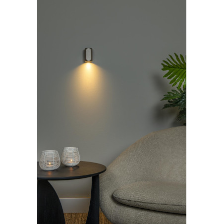 Lucide BRAGA - Applique murale - 1xGU10 (MR16) - Café - Premium