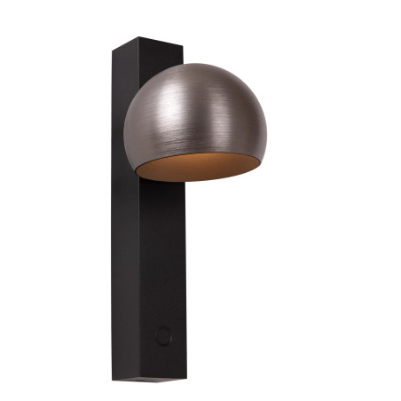 Lucide ESFERA - Applique murale - LED Dim. - 1x9W 2700K - Fer gris - Premium
