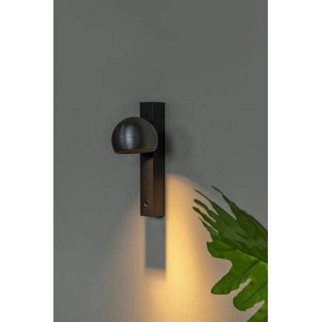 Lucide ESFERA - Applique murale - LED Dim. - 1x9W 2700K - Fer gris - Premium