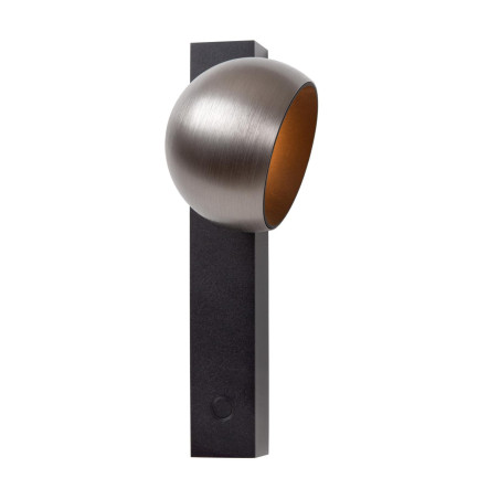 Lucide ESFERA - Applique murale - LED Dim. - 1x9W 2700K - Fer gris - Premium