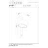Lucide ESFERA - Applique murale - LED Dim. - 1x9W 2700K - Fer gris - Premium