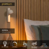 Lucide ESFERA - Applique murale - LED Dim. - 1x9W 2700K - Blanc - Premium