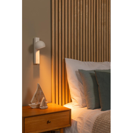Lucide ESFERA - Applique murale - LED Dim. - 1x9W 2700K - Blanc - Premium