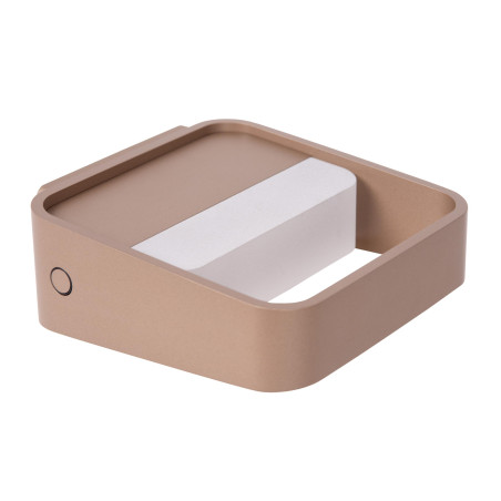 Lucide SILVI - Applique murale Rechargeable - Batterie/Piles - LED Dim. - 1x3,7W 2700K - Café - Premium