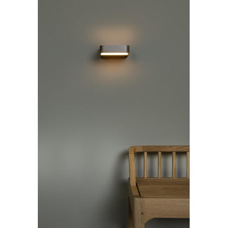 Lucide SILVI - Applique murale Rechargeable - Batterie/Piles - LED Dim. - 1x3,7W 2700K - Café - Premium