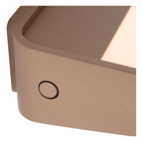 Lucide SILVI - Applique murale Rechargeable - Batterie/Piles - LED Dim. - 1x3,7W 2700K - Café - Premium