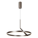 Lucide APPLAUSE - Suspension - Ø 60 cm - LED Dim. - CCT - 1x32W 2700K/4000K - Détecteur à balayage manuel - Fer gris - Premium