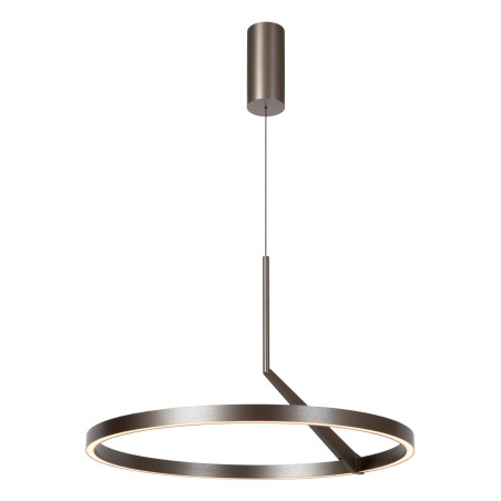 Lucide APPLAUSE - Suspension - Ø 60 cm - LED Dim. - CCT - 1x32W 2700K/4000K - Détecteur à balayage manuel - Fer gris - Premium