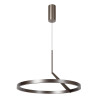 Lucide APPLAUSE - Suspension - Ø 60 cm - LED Dim. - CCT - 1x32W 2700K/4000K - Détecteur à balayage manuel - Fer gris - Premium